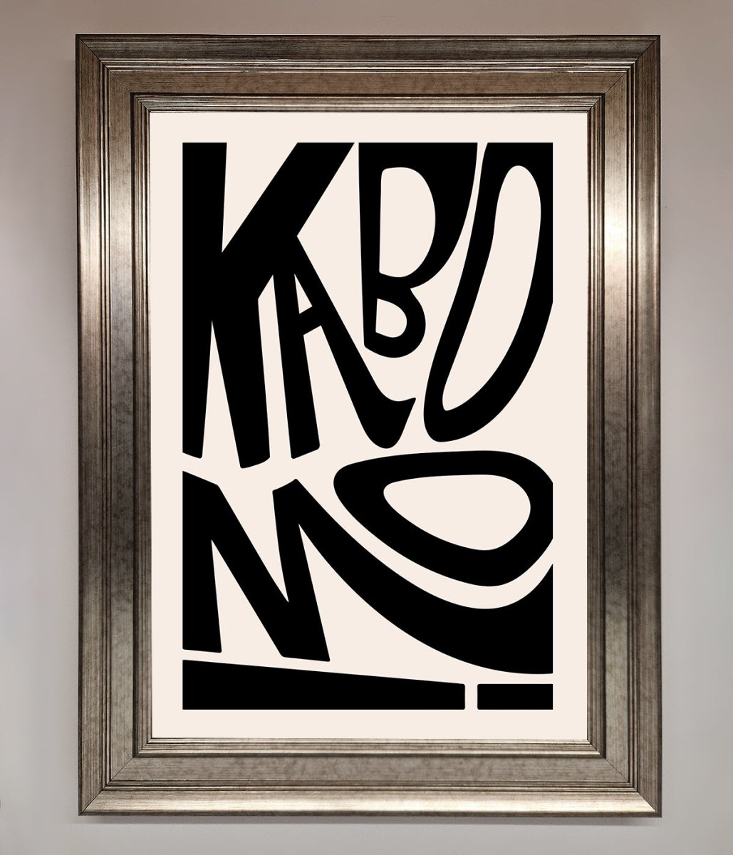Kaboom! Framed Art Print