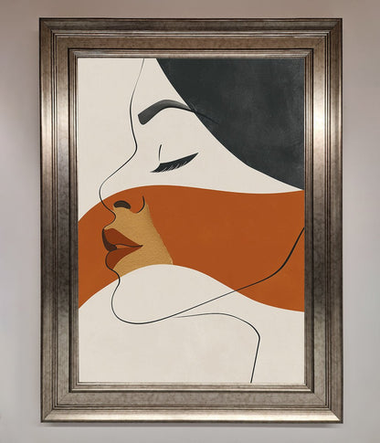 Line Drawing 'Flow' Framed Wall Art