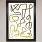 Line Squiggle Foil Art Print