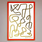 Line Squiggle Foil Art Print