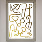 Line Squiggle Foil Art Print