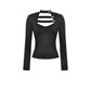 Dark in Love Zyla Edgy Minimalist Multi-Way Top