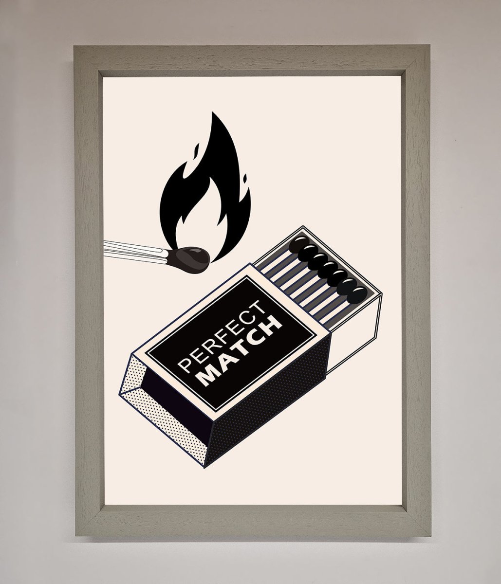 Perfect Match Framed Art Print