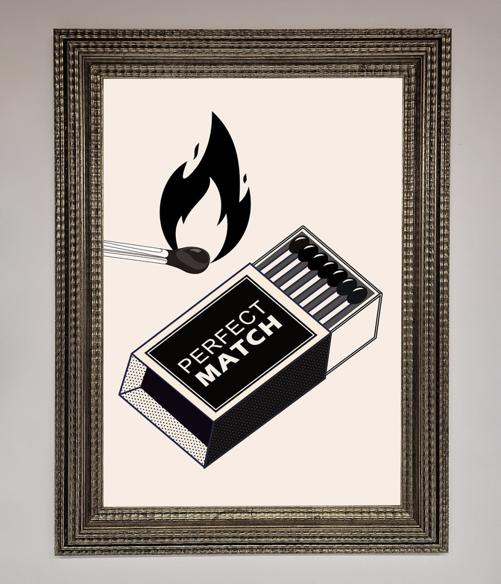 Perfect Match Framed Art Print