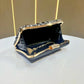 Elegant Diamond-Embedded Evening Bag, Formal Clutch Chain Handbag