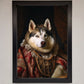 Renaissance Husky Framed Art Print