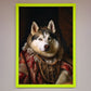 Renaissance Husky Framed Art Print