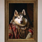 Renaissance Husky Framed Art Print