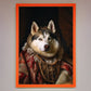 Renaissance Husky Framed Art Print