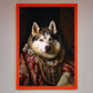 Renaissance Husky Framed Art Print
