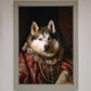 Renaissance Husky Framed Art Print
