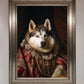 Renaissance Husky Framed Art Print