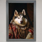 Renaissance Husky Framed Art Print