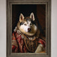 Renaissance Husky Framed Art Print