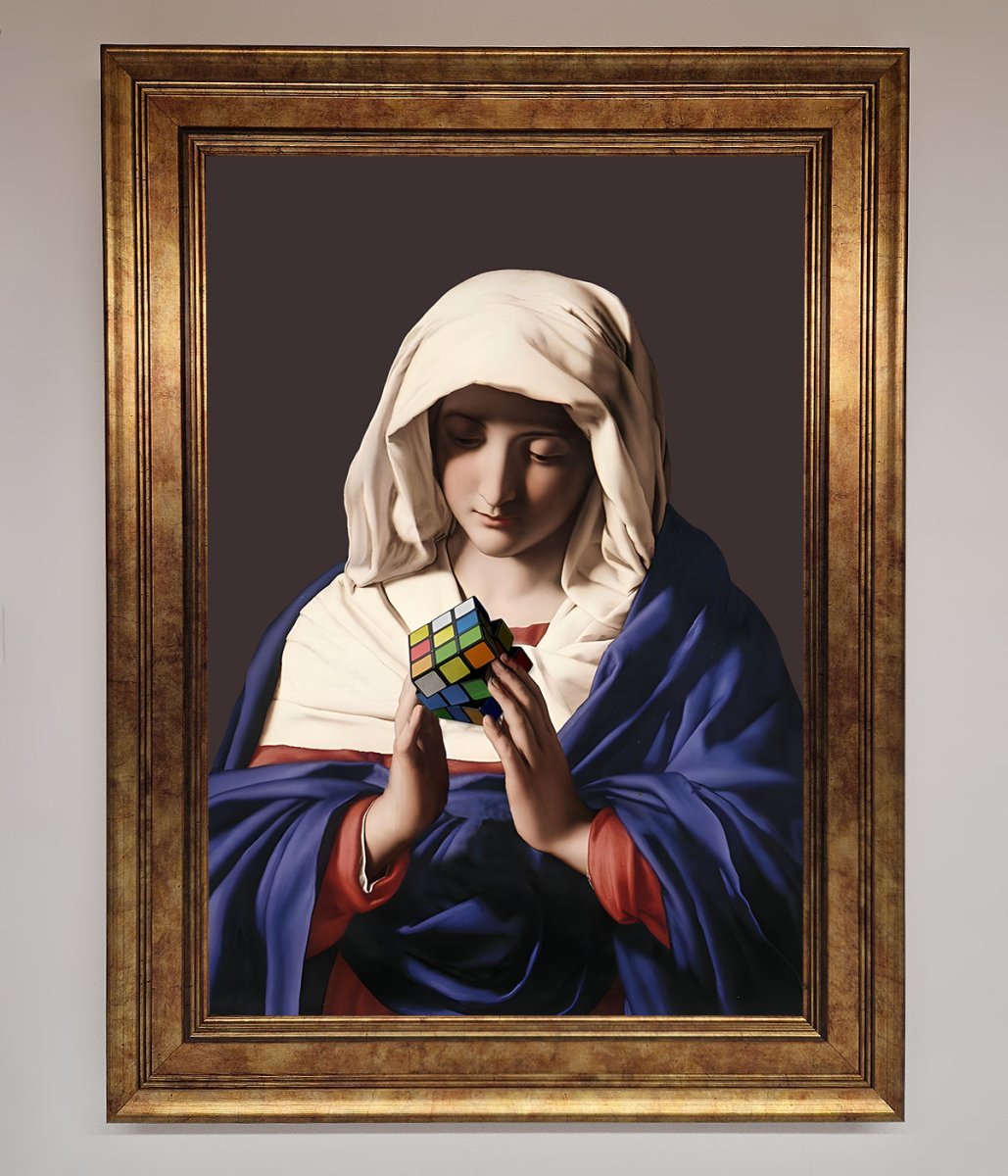 Renaissance Rubik Cube Framed Wall Art