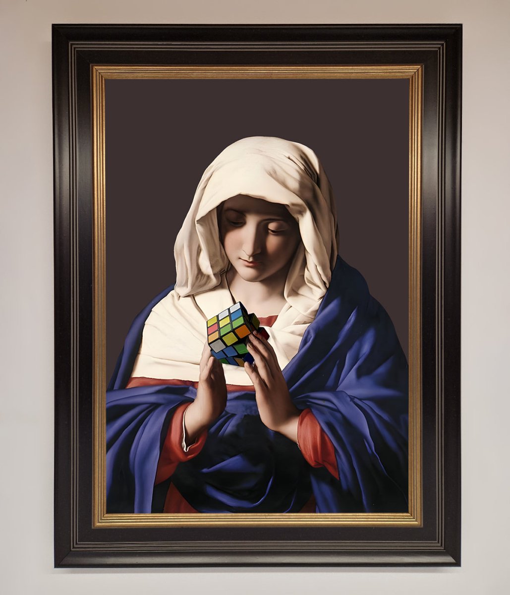 Renaissance Rubik Cube Framed Wall Art