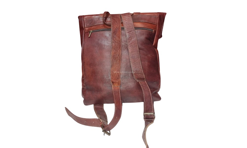 Sfarin Handmade Cowhide Leather Laptop Backpack