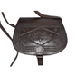 Marou Handmade Leather Handbag with Floral Stamp Pattern