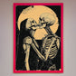 Skeleton Embrace Framed Poster