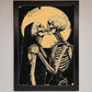 Skeleton Embrace Framed Poster