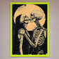 Skeleton Embrace Framed Poster