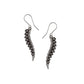 Spine Earrings, Pewter Gothic Anatomical Jewellery