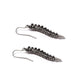 Spine Earrings, Pewter Gothic Anatomical Jewellery