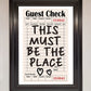This Must Be The Place, Beige Framed Wall Art
