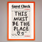 This Must Be The Place, Beige Framed Wall Art