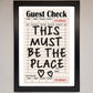 This Must Be The Place, Beige Framed Wall Art