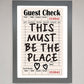 This Must Be The Place, Beige Framed Wall Art