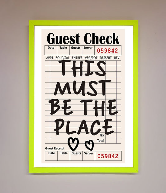 This Must Be The Place, Beige Framed Wall Art