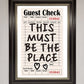 This Must Be The Place, Beige Framed Wall Art