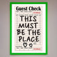This Must Be The Place, Beige Framed Wall Art
