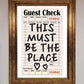 This Must Be The Place, Beige Framed Wall Art
