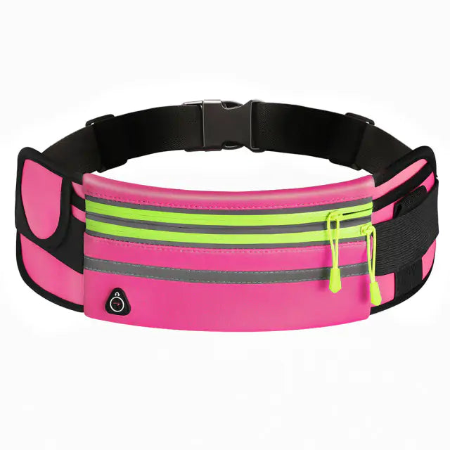 Sporty Waist Belt Bag, Multi Colours