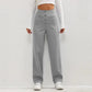 Women's High-Waisted Elasticated Casual Pants