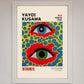 Yayoi Kusama Eyes (1993) Framed Print