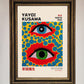 Yayoi Kusama Eyes (1993) Framed Print