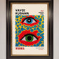 Yayoi Kusama Eyes (1993) Framed Print