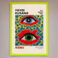 Yayoi Kusama Eyes (1993) Framed Print