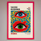 Yayoi Kusama Eyes (1993) Framed Print
