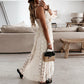 Off-Shoulder White Lace Dress, Spring and Summer Collection