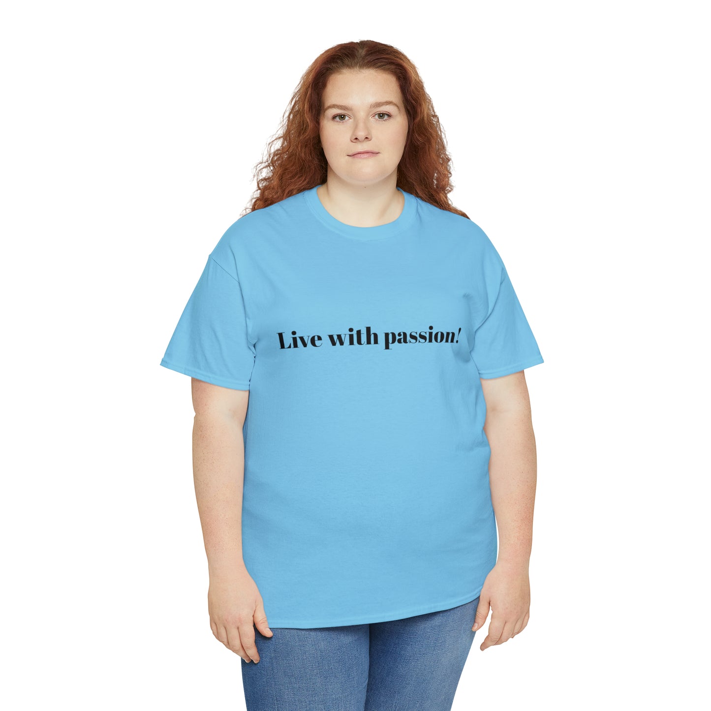 Live With Passion! Cotton T-Shirt