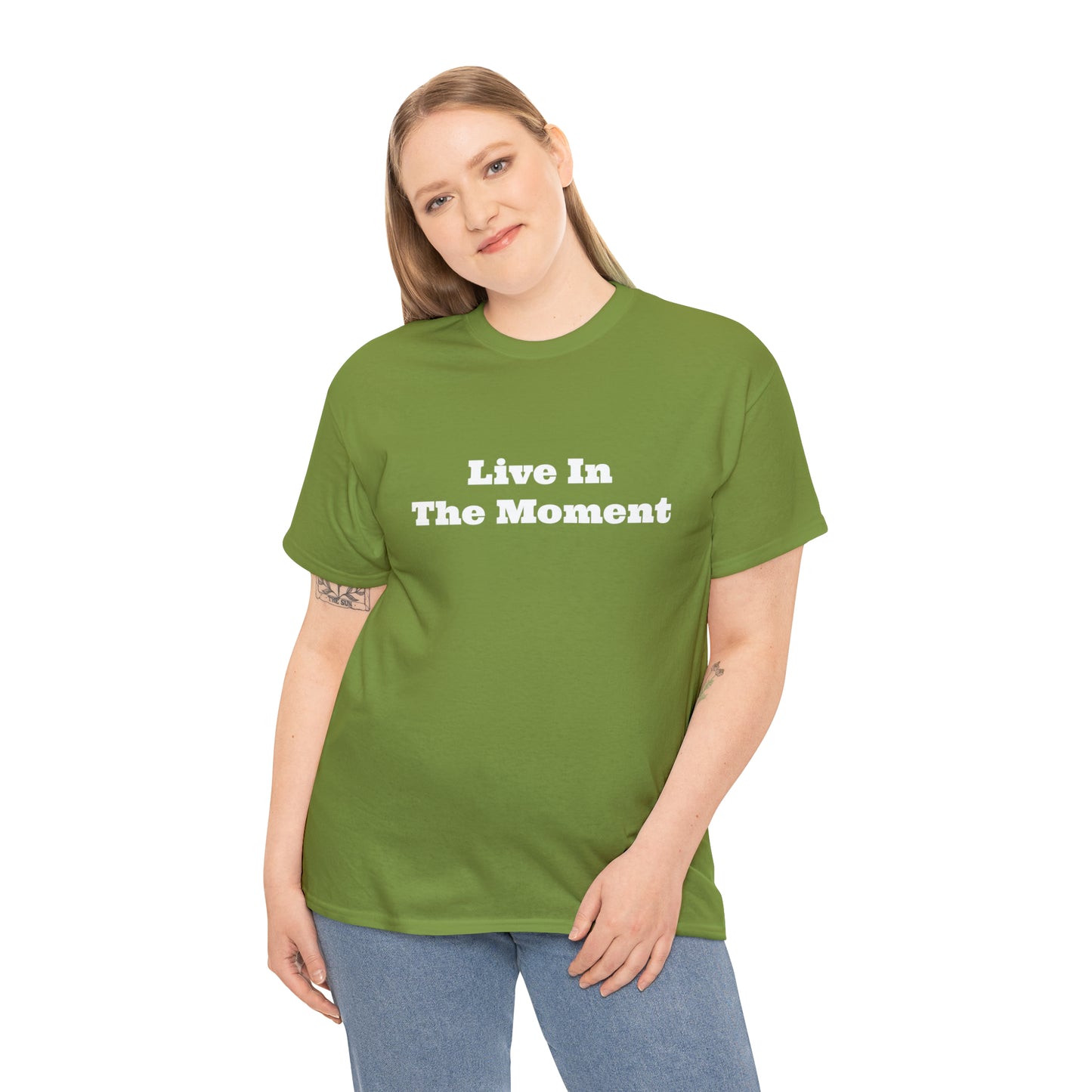 Live In The Moment Cotton T-Shirt