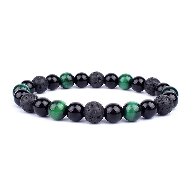 Triple Protection Natural Crystal Bracelet