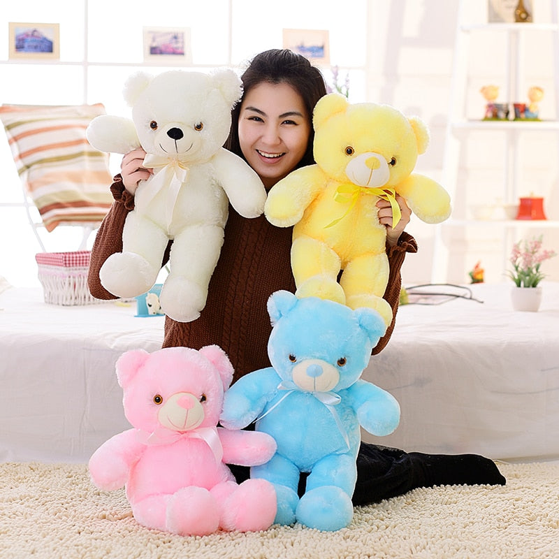 Light Up LED Teddy Bear Stuffed Animals Plush Toy