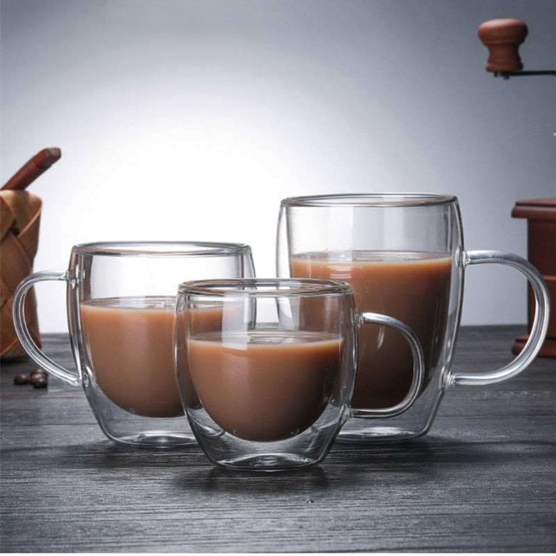 Versa Double-Wall Design Glass Drinkware