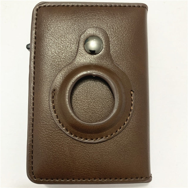 Magnetic Closure Airtag Trackable Slider Wallet