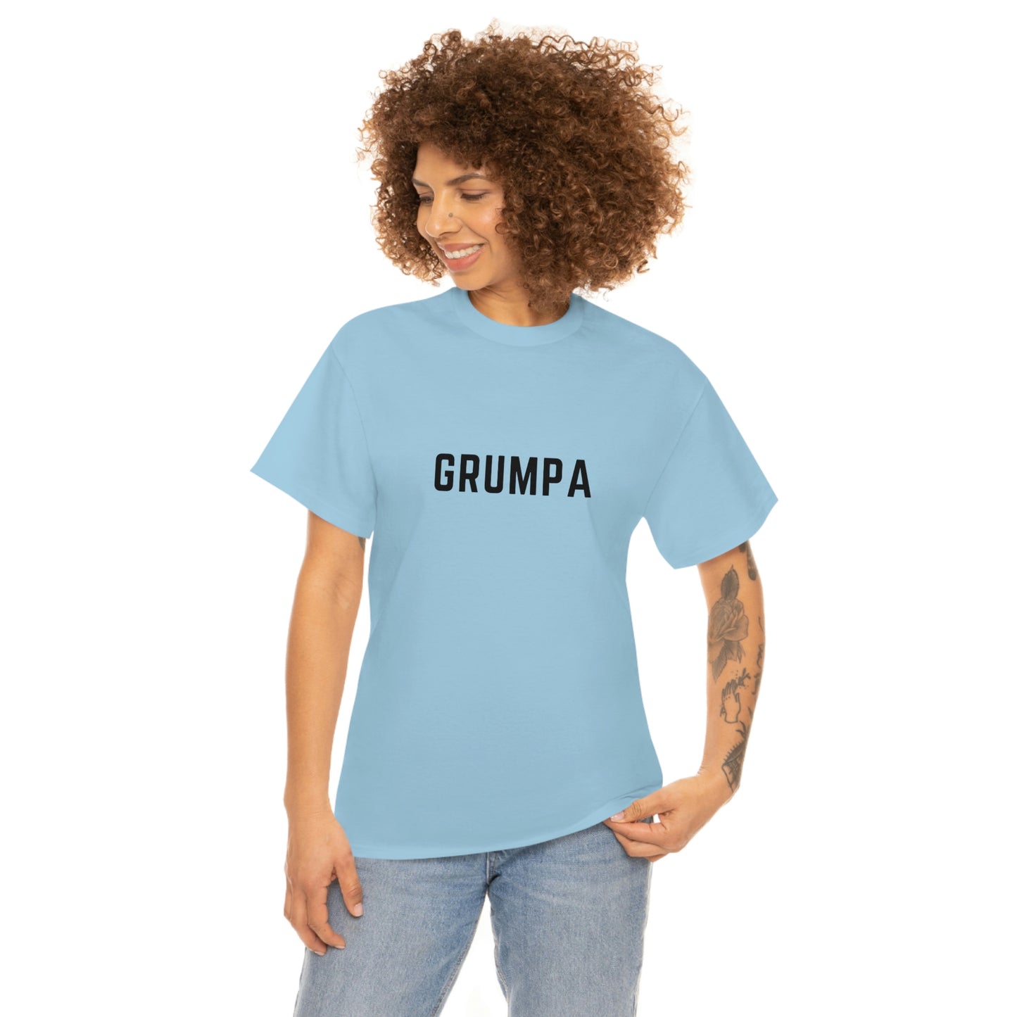 GRUMPA Heavy Cotton T-Shirt Grandfather Gift